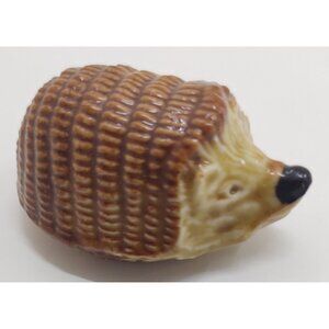 Wade Whimsies Hedgehog Mini Figurine England Vintage Ceramic Wade Animal